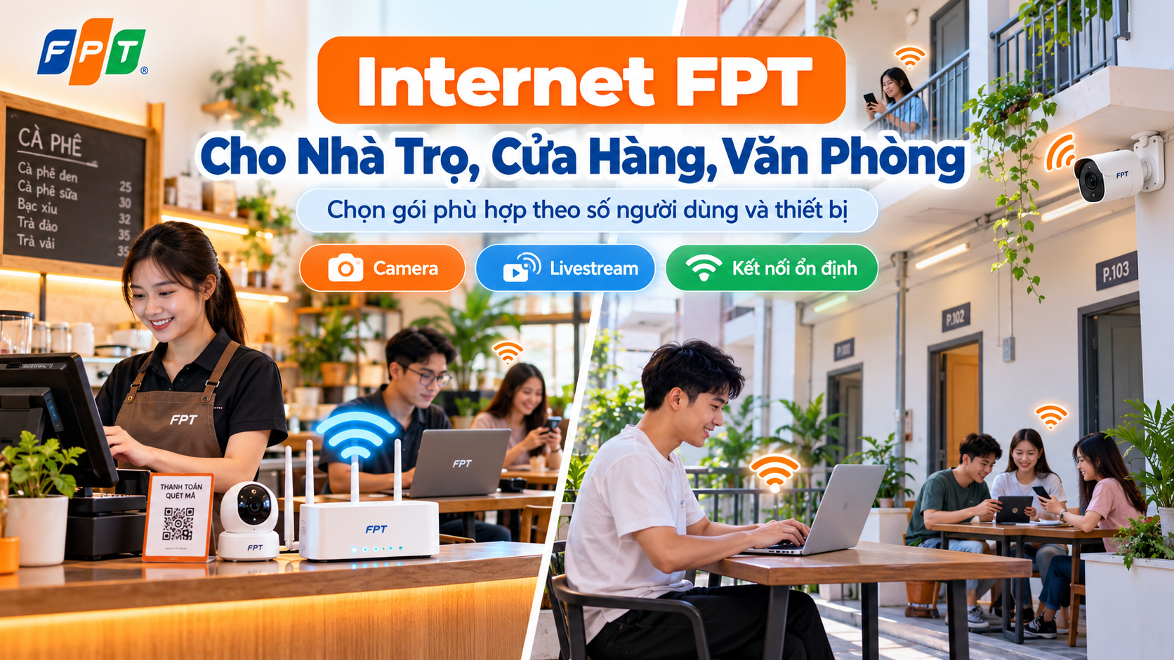 Kinh nghiệm chọn gói Internet FPT Đồng Nai 2026 theo số người, thiết bị, diện tích, WiFi 6,