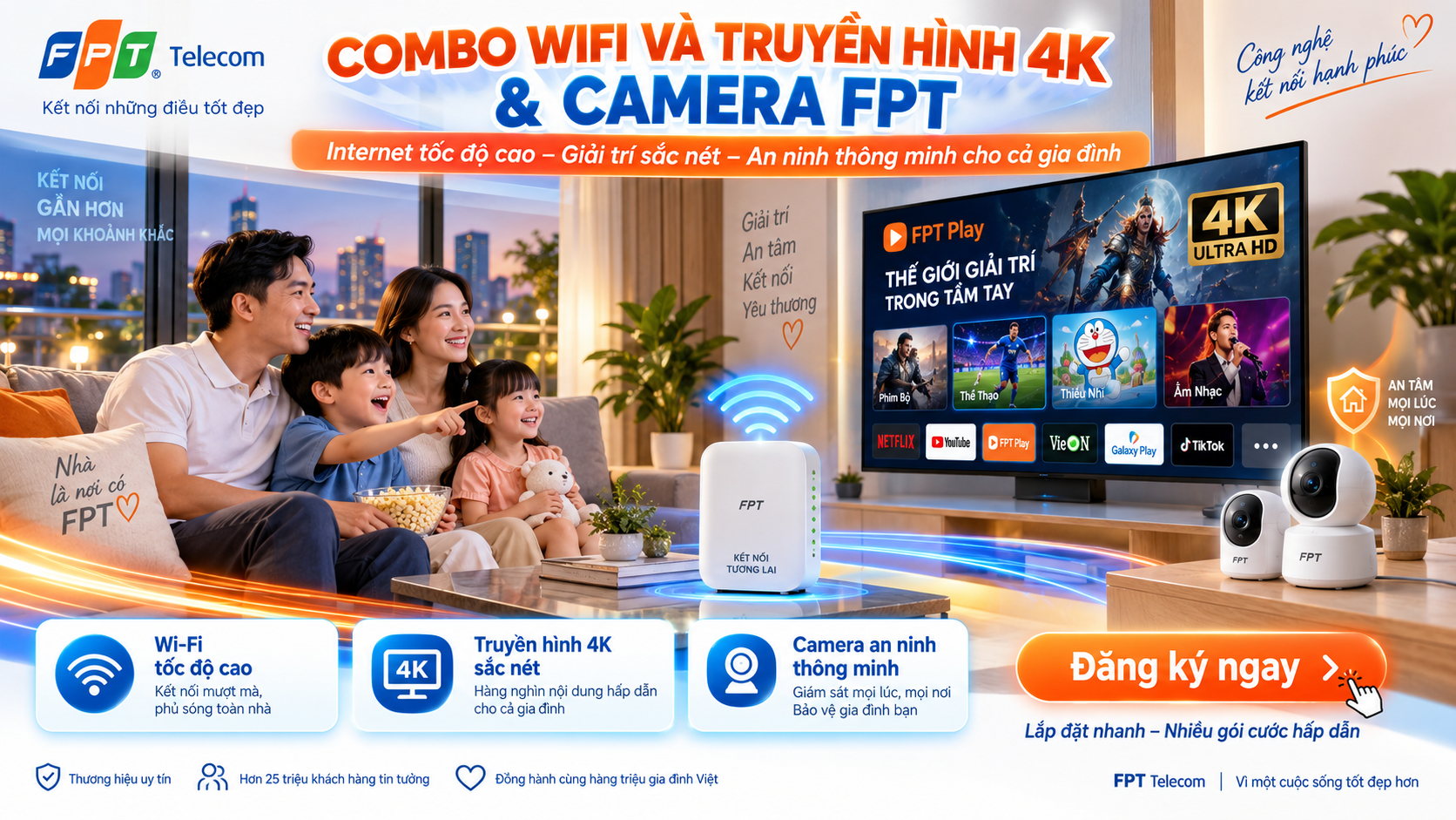 Lắp WiFi Đồng Nai tốc độ cao